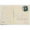 Tuttlingen / Germany: Danube River Panorama Riedlingen Postmark (Vintage RPPC 1930)