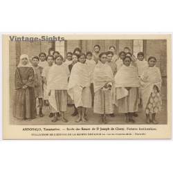 Andohalo Tanarive / Madagascar: St. Joseph de Cluny Sisters School Teacher Trainees (Vintage PC ~1910s)