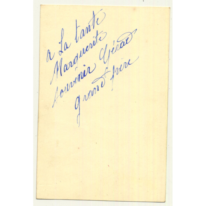 Elegant Daddy & Sweet Daughter With Stuffed Dog (Vintage Photo ~ 1930s)