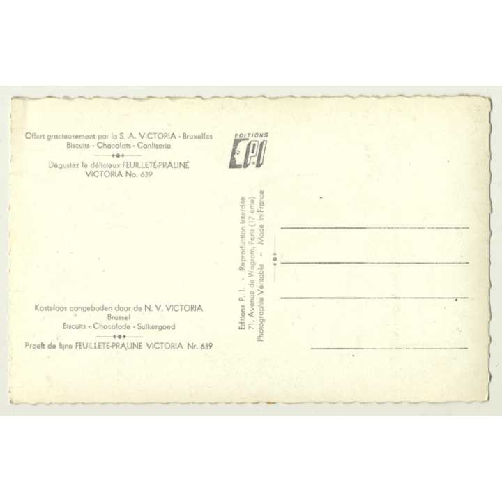 Actrice / Actress: Madeleine Sologne / Editions PI (Vintage RPPC ~ 1950s)