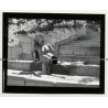 Pretty Indian Nude With Headdress & Scarf *13 (Vintage Contact Sheet Photo 1970s)