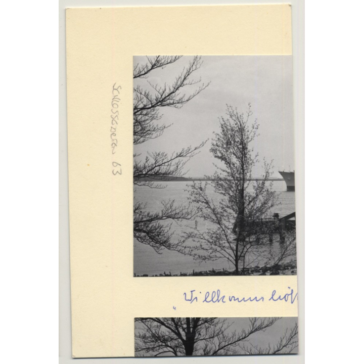 Stuttgart: Schlossgarten - Fountain - Kunstgebäude (Vintage Photo B/W 1963)