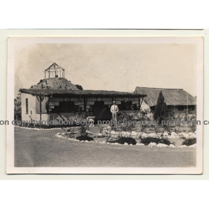 Congo-Belge: Farm In Elisabethville *5 / Main House (Vintage Photo ~1930s)