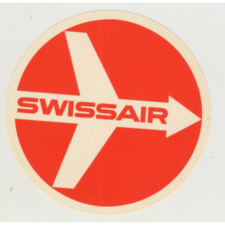 Swiss Air / Airlines (Vintage Luggage Label)