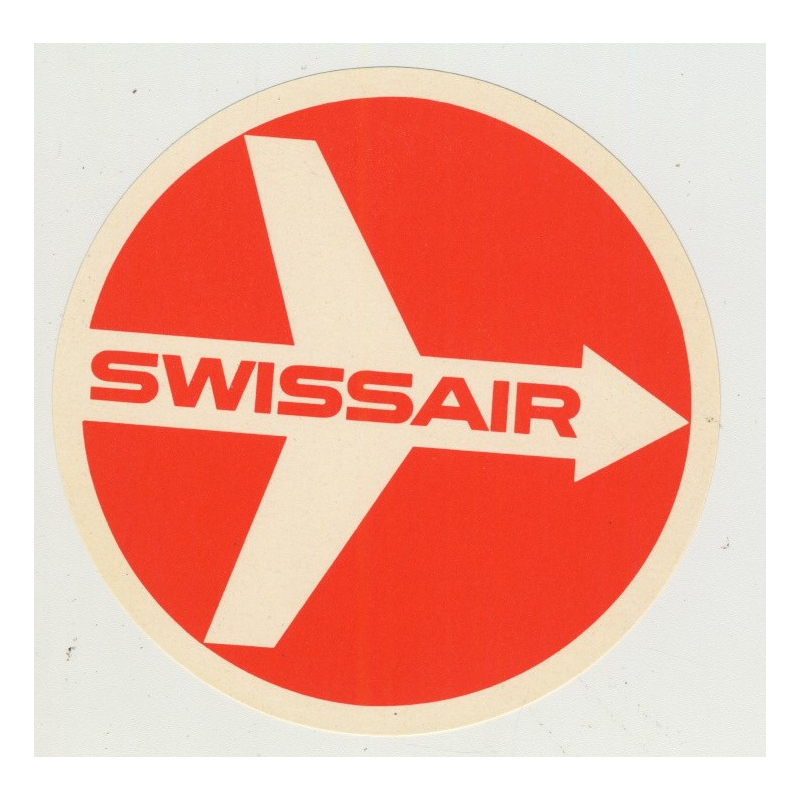 Swiss Air / Airlines (Vintage Luggage Label)