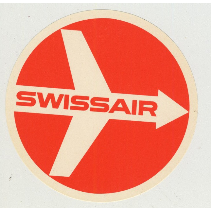 Swiss Air / Airlines (Vintage Luggage Label)