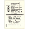 Nude Showgirl Josui / Akt-Studio X - Kurfürstendamm (Vintage PC Berlin 1960s)