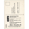 Nude Showgirl Doris / Akt-Studio X - Kurfürstendamm (Vintage PC Berlin 1960s)
