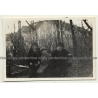 70197 Stuttgart / Germany: 2 Women & Boy - Housefront (Vintage Photo B/W 1932)