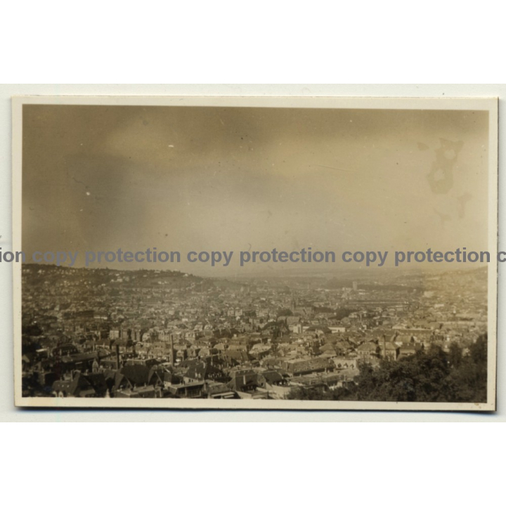Stuttgart / Germany: Blick Vom Hasenberg / Panorama (Vintage Photo B/W 1931)
