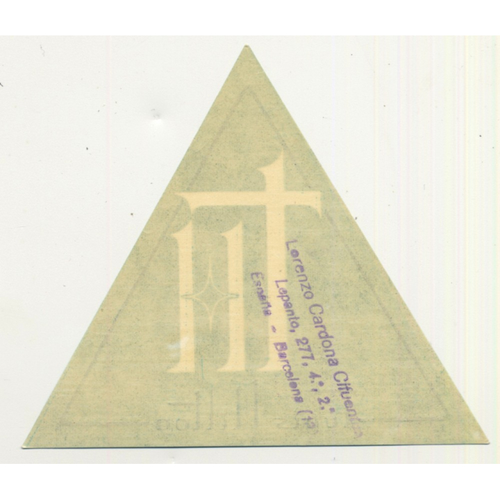 Tunis Hilton / Tunisia - Tunisie - Tunesien (Vintage Luggage Label)