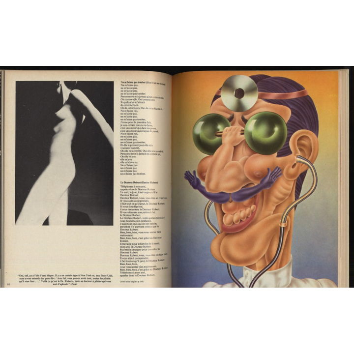 Les Beatles: Chanson Illustrées / Alain Aldridge - Editions Rencontre (Vintage Book 1969)