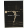 GDR Gymnast With Ball - Rhytmic Sport Gymnastics (Vintage Real Photo Postcard 1964)
