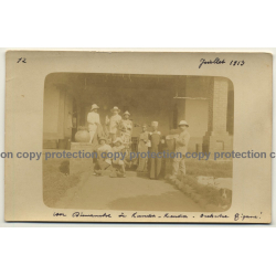 Congo - Belge: Orchestre Tzigane / Sinti Orchestra (Vintage Photo Sepia 1913)