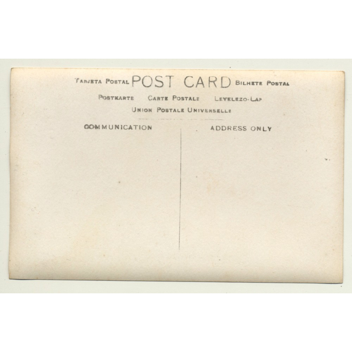 Congo - Belge: Restauration Of A Porch / Builders (Vintage Photo Sepia 1913)