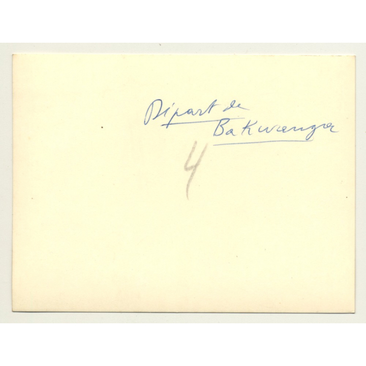 Bakwanga / Congo - Belge: Departure Of Double Decker / Sabena? (Vintage Photo ~ 1950s/1960s)