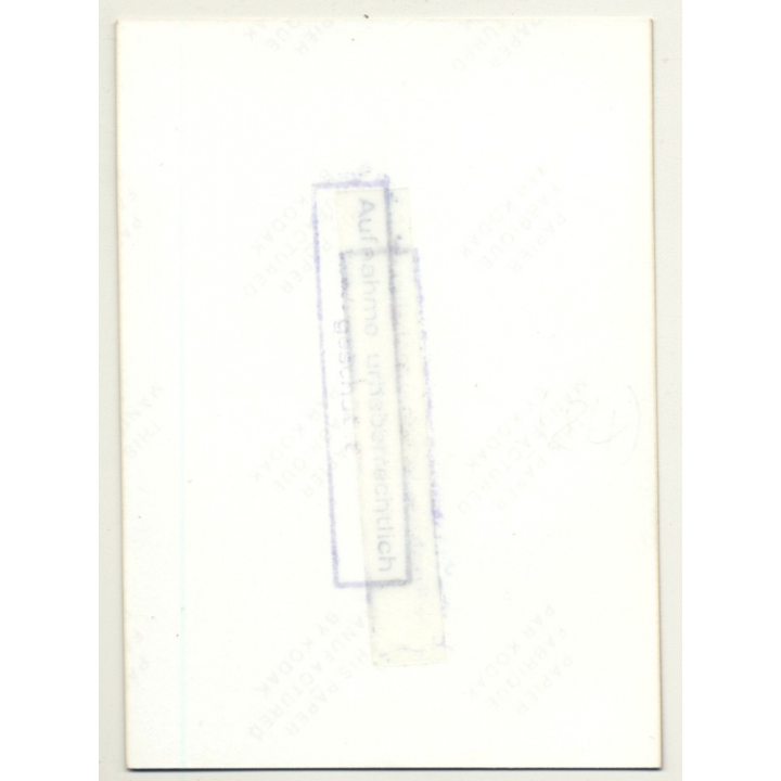 Upper Body Of Slim Nude Redhead Female *1 / Tan Lines (Vintage Photo GDR 1980s)