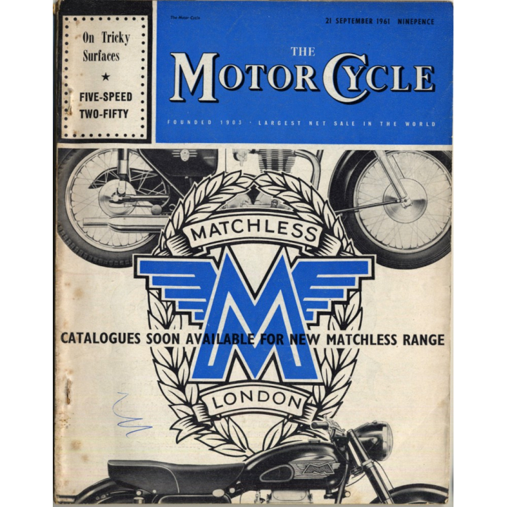 The Motor Cycle / 21 September 1961 (Vintage UK Bike Magazine)