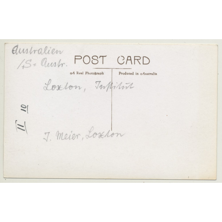 Loxton / Australia: Public Buildings / Oldtimer (Vintage RPPC B/W)