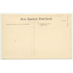 Tikitere / New Zealand: Twins And Inferno / Waterfall (Vintage RPPC Sepia)