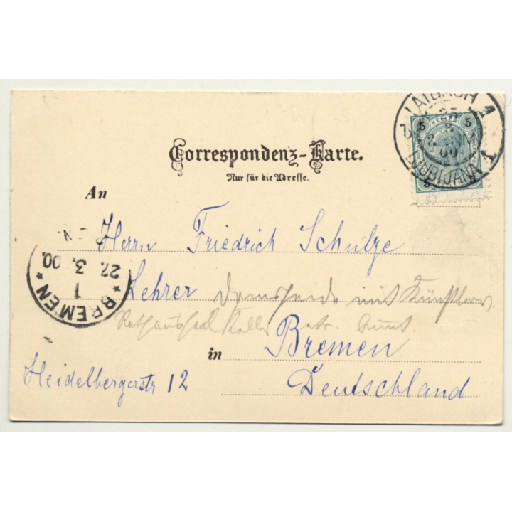 Spalato - Split / Croatia: Palazzo Communale (Vintage Postcard Stengel & Co Dresden)