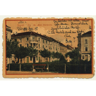 Zagreb / Croatia: Trg. Dr. Ante Starcevica (Vintage Postcard 1919)
