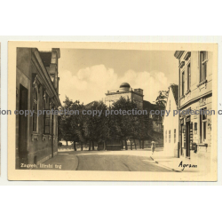 10000 Zagreb / Croatia: Ilirski Trg (Vintage RPPC 1941)