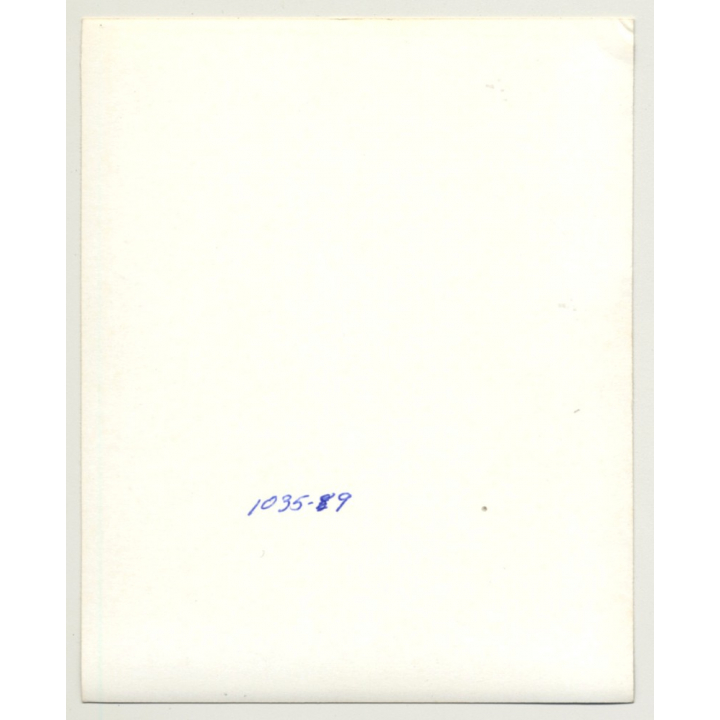 Blonde Female In Mini Dress Tied To Bar *2 / Bondage - BDSM (Vintage Photo USA ~1970s)