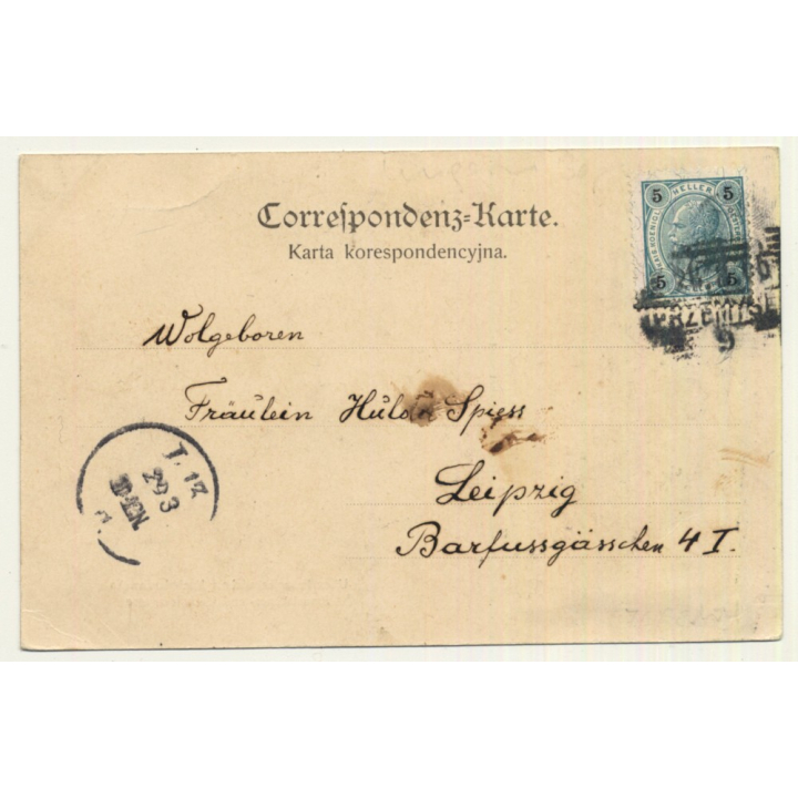 Przemysl / Poland: Franciskaner Und Kazimierzgasse (Vintage Postcard ~1900s/1910s)