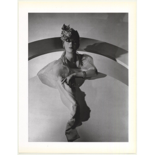 Horst P. Horst: Model With Silk Scarf (1992 Sheet: Form Horst 27.5 x 35.5 CM)
