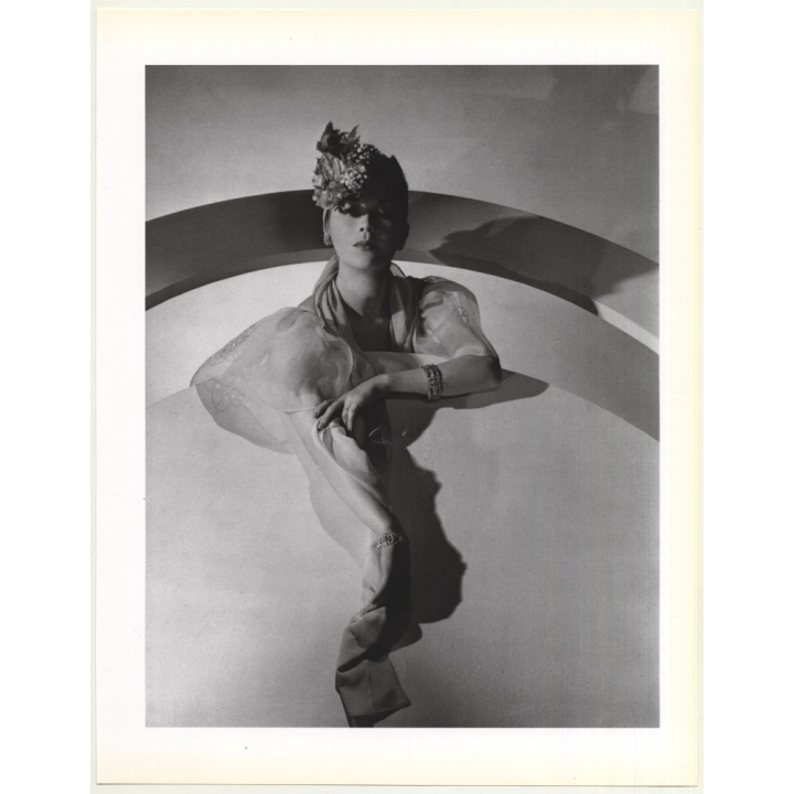 Horst P. Horst: Model With Silk Scarf (1992 Sheet: Form Horst 27.5 x 35.5 CM)