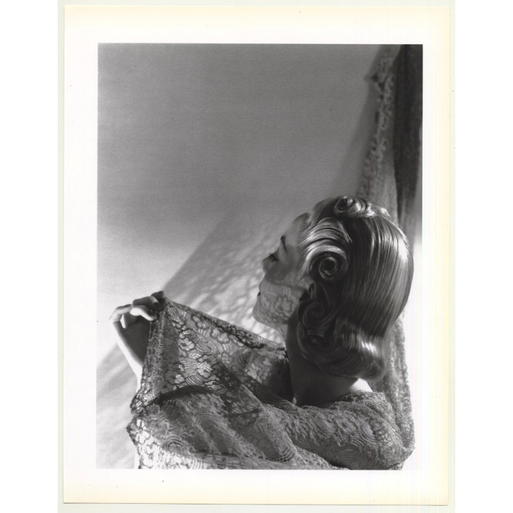 Horst P. Horst: Blonde Woman In Lace (1992 Sheet: Form Horst 27.5 x 35.5 CM)