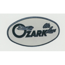 Ozark Airlines (Vintage Luggage Label 1950s)