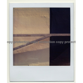 Photo Art: Wall / Gate Study - Surfaces (Vintage Polaroid 1980s)