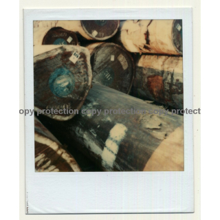 Photo Art: Escalators (Vintage Polaroid SX-70 1980s)