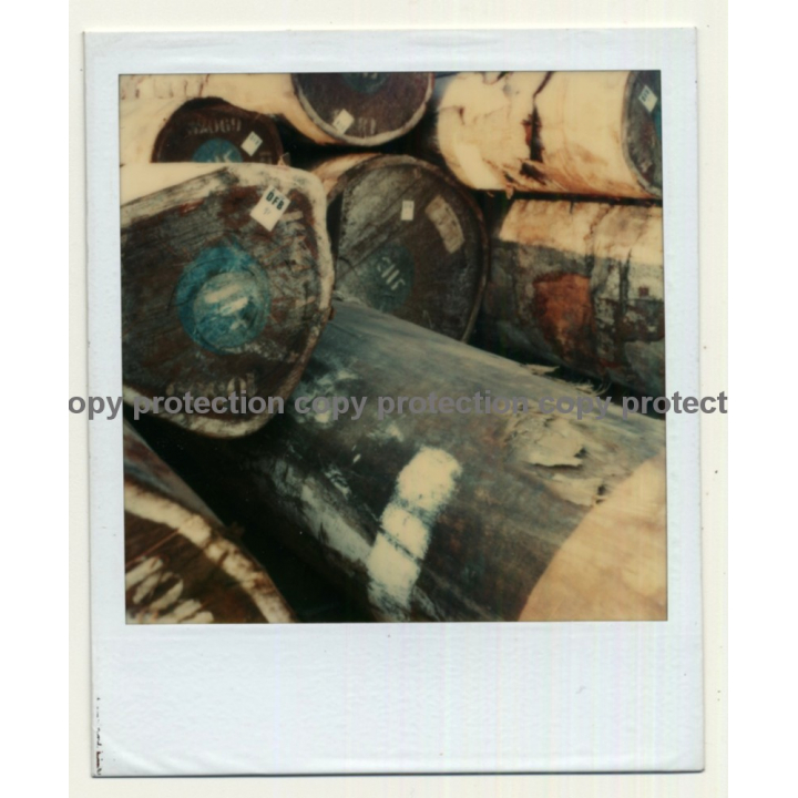 Photo Art: Escalators (Vintage Polaroid SX-70 1980s)