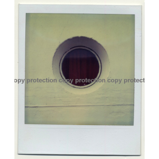 Photo Art: Fraternia Bergen Porthole (Vintage Polaroid SX-70 1980s)