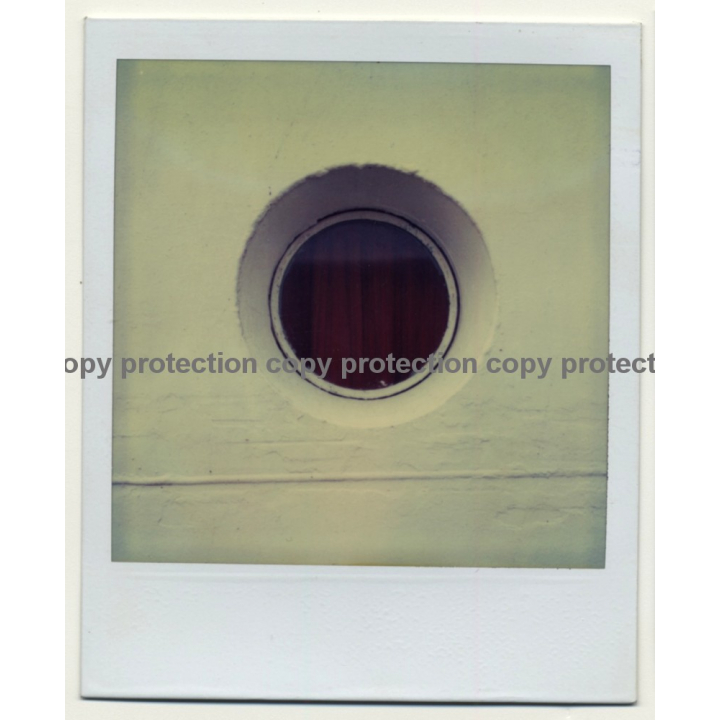 Photo Art: Fraternia Bergen Porthole (Vintage Polaroid SX-70 1980s)