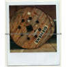 Photo Art: Wooden Cabel Drums I (Vintage Polaroid SX-70 1980s)