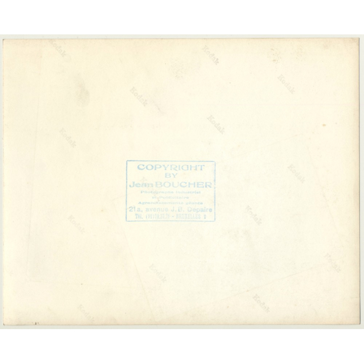 Saint-Josse-Ten-Nood / Bruxelles: Office Building / Architecture (Vintage Photo Jean Bouchet 1970s)