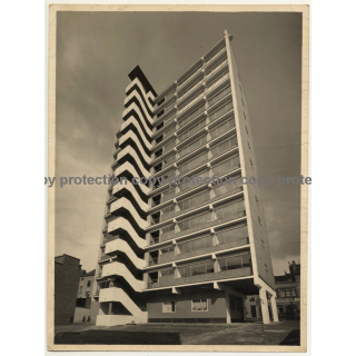 Saint-Josse-Ten-Noode / Bruxelles: Linné-Plantes / Architecture (Vintage Photo Bauters 1970s)