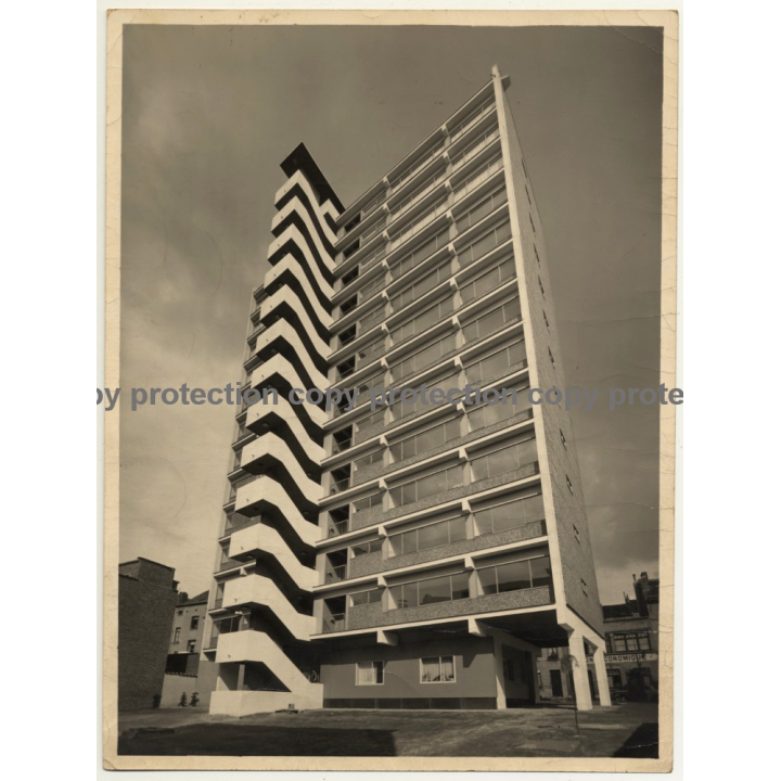 Saint-Josse-Ten-Noode / Bruxelles: Linné-Plantes / Architecture (Vintage Photo Bauters 1970s)
