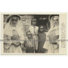 Urundi-Kanginia / Congo Belge: Devant La Hulte D'Un Voisin (Vintage RPPC)