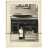 De Govde - Huyve / Bruxelles: De Witte Watch Shop At Night (Vintage Photo ~1930s/1940s)