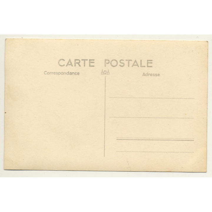 France? Belgium?: Café Billard Bourrellerie (Vintage RPPC)