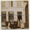 Bruxelles: Chez Gérard - Bières & Liqueurs / Animé (Vintage Photo 1899)