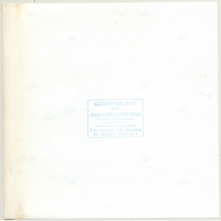 Bruxelles: Tour Trieste 2 / Perspective View - Architecture (Vintage Photo Jean Boucher 1969)