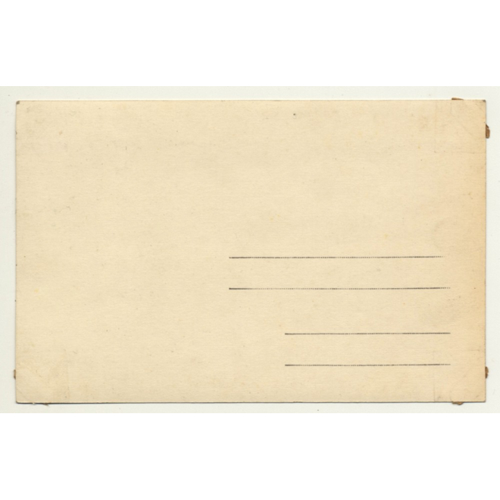 Cool Couple In Roadster W. Coat Of Arms Of Belgium (Vintage RPPC ~1910s/1920s)