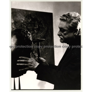 Alexander Gonda *2 / Sculptor - Graphic Artist (Vintage Photo: Wolfgang Klein ~ 1960s)