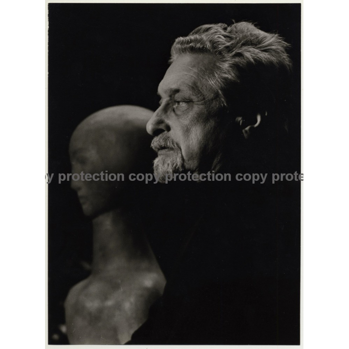 Alexander Gonda *4 / Sculptor - Graphic Artist (Vintage Photo: Wolfgang Klein ~ 1960s)